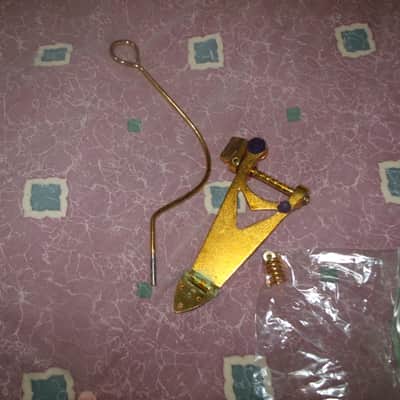 1964 Gretsch  Chet Atkins Country Gentleman Bigsby gold wire-handle Vibrato Tailpiece image 3