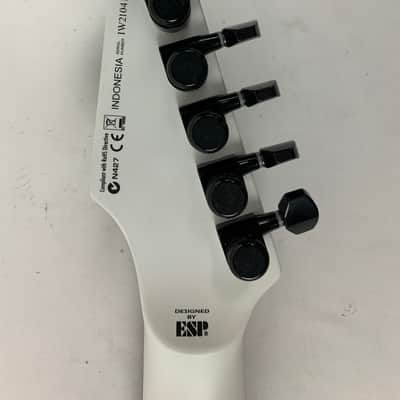 ESP LTD Phoenix Arctic Metal LH Snow White Satin Left-Handed Electric Guitar - B-Stock image 12