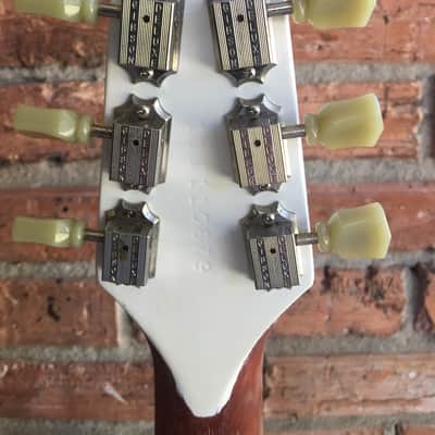 2011 GIBSON Melody Maker Flying V Guitar w/ Maple Body, Mahogany Neck, Natural Finish & Duncan JB! image 4