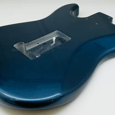 Show Me Nitro Finishes 3lbs 12oz Nitro Lacquer S-Style - Dark Lake Placid Blue image 10