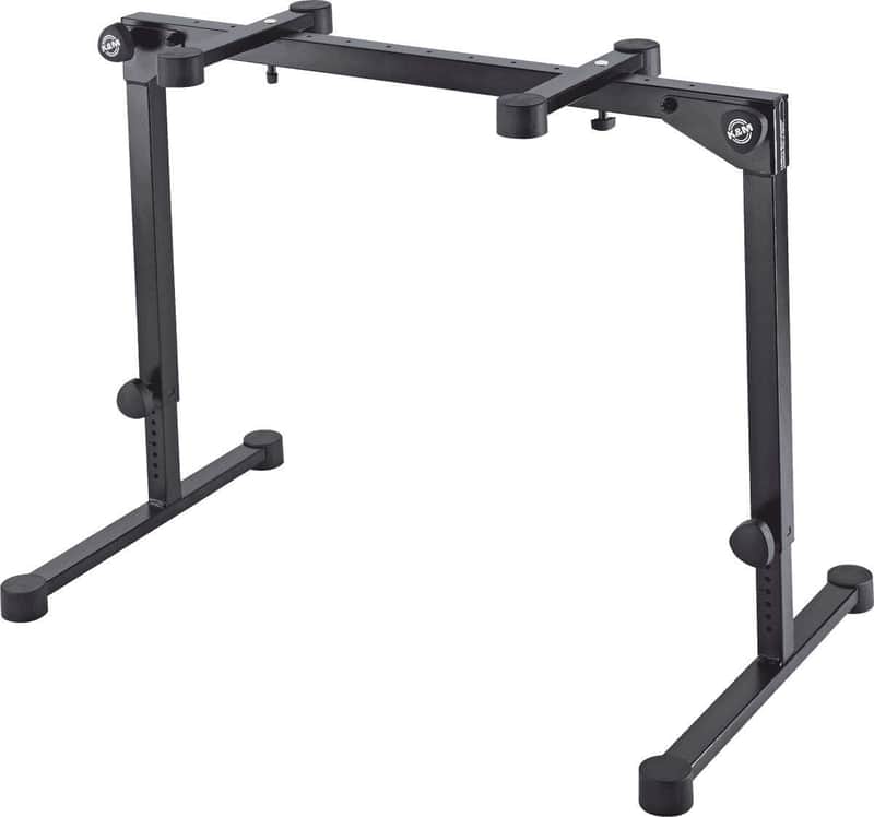 K&M 18820 Omega Pro Keyboard Stand - Black image 1