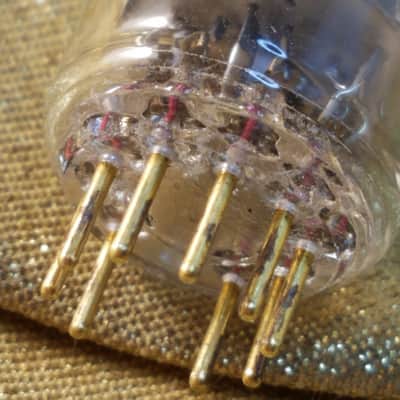 Amperex 6922 tNOS AT1000 TESTED Vacuum Tube Rare D getter PQ Premium Quality USA Gold Pins E88CC dual triode 1958-1961 image 5