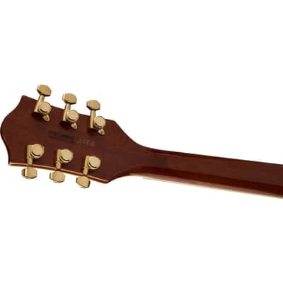 Gretsch LTD Broadkaster Semi-hollowbody Electric Guitar - Roundup Orange Stain image 7