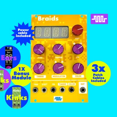 Mutable Instruments Braids DIY + Bonus Module Ears Mikrophonie Links Kinks image 1