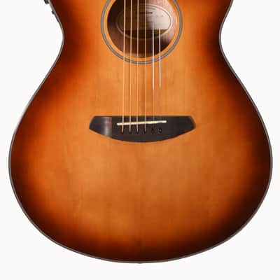 Breedlove Discovery Concert CE-SB Acoustic/Electric Cutaway Guitar 2021 Sunburst Gloss Finish image 2