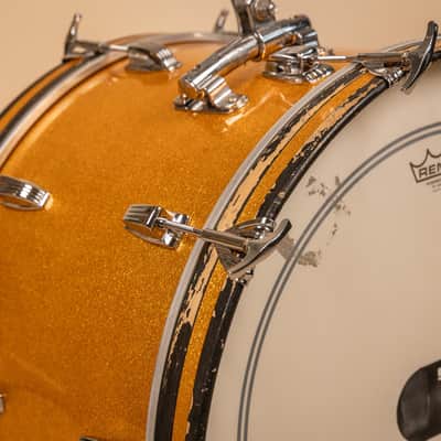 1960s Ludwig Gold Sparkle Super Classic Drum Set image 16