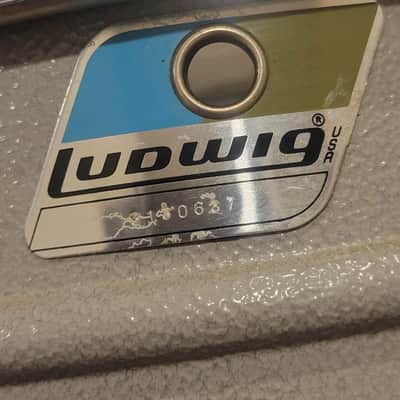 LUDWIG,1979,Grey Textured Painted,Acrolite Snare Drum - 5" X 14" image 18