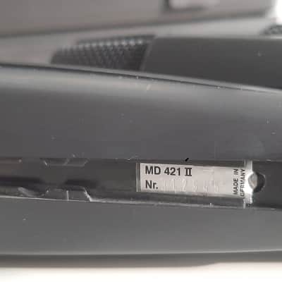3x Sennheiser MD 421 II Cardioid Dynamic Microphones 2002 - Present - Black image 15