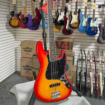Fender Rarities Series Flame Ash Top Jazz Bass - Plasma Red Burst w/ OHSC & PLEK*D #862 image 4