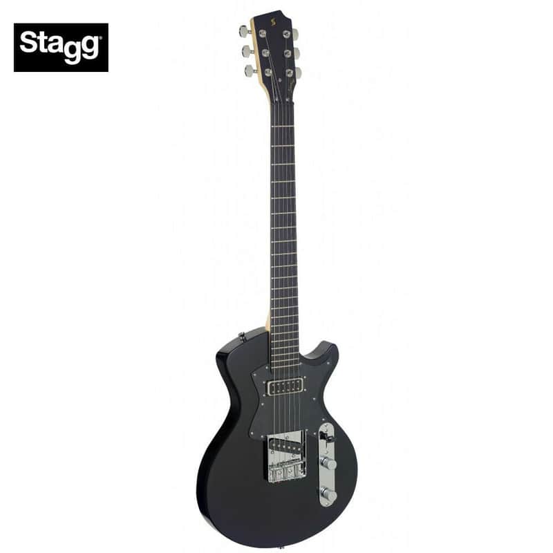 Stagg SVY CST BK Silveray Series, Custom model, Solid Alder Body 6-String Electric Guitar image 1