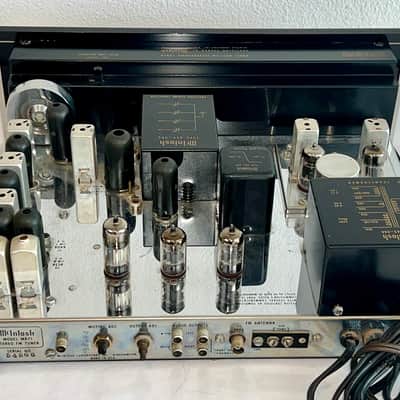 Classic McIntosh MR71 Stereo Tube Tuner Black / Silver, Very Clean Super Nice Tuner ! image 7