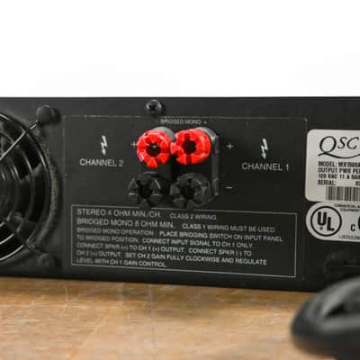 QSC MX 1500a 2-Channel Power Amplifier CG012GT image 6