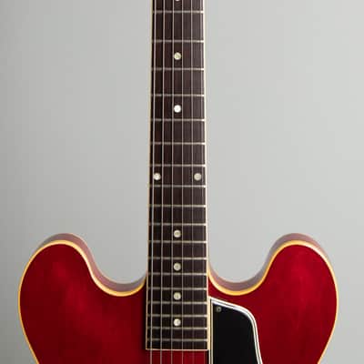 Gibson  ES-330TC Thinline Hollow Body Electric Guitar (1960), ser. #R5071-5, original brown chipboard case. image 8