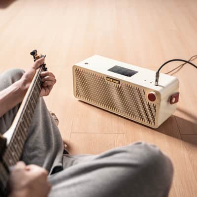 Hotone Pulze AP-30WH Multifunctional Modern Bluetooth Modeling Amplifier White Edition image 8