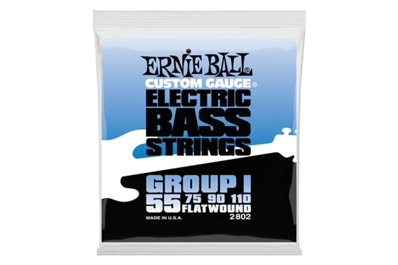 Ernie Ball - 2802 Flatwound Group I 55-110 image 1