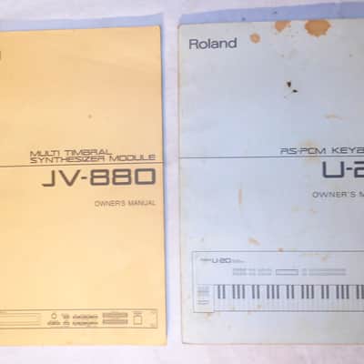 10 Vintage 1980's Synthesizer Owners Manuals * Roland Yamaha KORG EMU MOOG WALDORF image 2