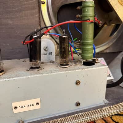 Immagine Vintage 1950s RSA / Selmer TV10 'Deck Chair Fabric' 1x10 Valve Amplifier Combo - 19