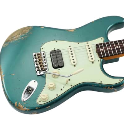 Fender Custom Shop 1962 Stratocaster HSS Heavy Relic Sherwood Green Metallic with Jeff Beck bridge pickup (unplayed) image 1