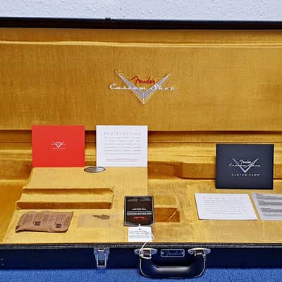 Fender Custom Shop Case Koffer Schwarz / Gold (Strat/Tele) NEU image 5