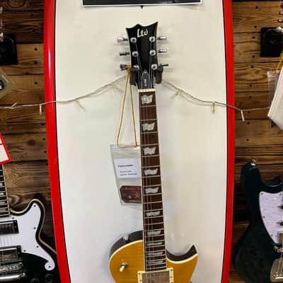 ESP LTD EC-256 Electric Guitar, Lemon Drop image 3
