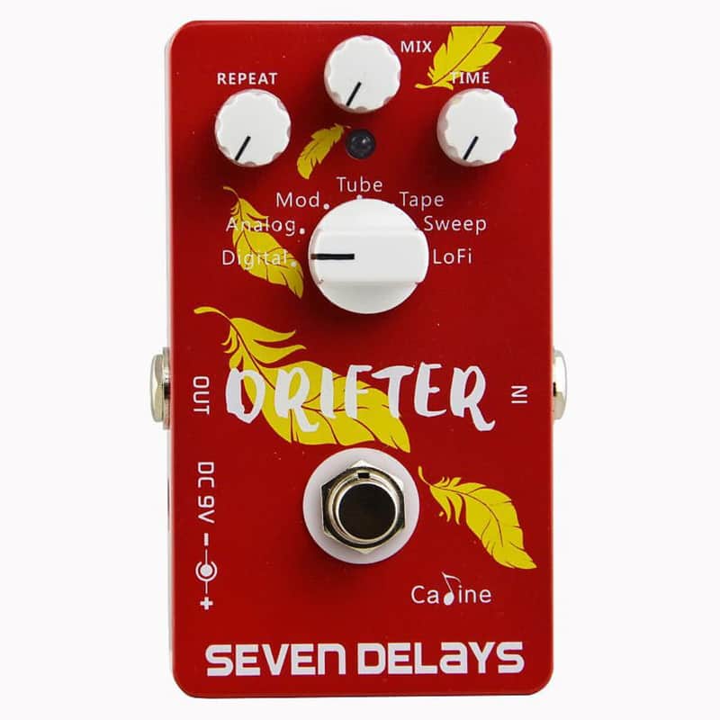 CALINE CP-37 DRIFTER Seven Delays Multi-Delay Guitar Effects Pedal image 1