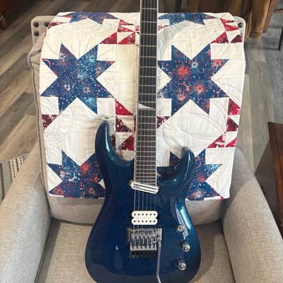 Jackson SL27 EX Wildcard Series Soloist Archtop Extreme 2020 - Blue Sparkle image 2
