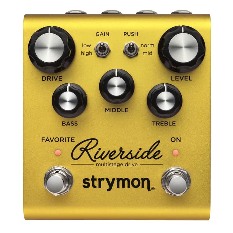 Strymon Riverside Multistage Drive Guitar Effects Distortion Pedal for Electric and Acoustic Guitar, Synths and Keyboards image 1