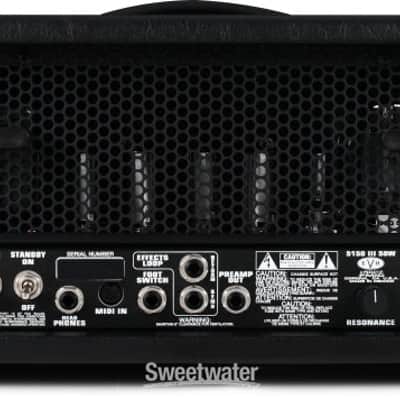 EVH 5150III 50-watt 6L6 Tube Head - Black (51506L6HBkd1) image 6