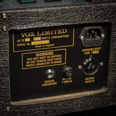 Vox AC30 Combo Black 1985 image 8