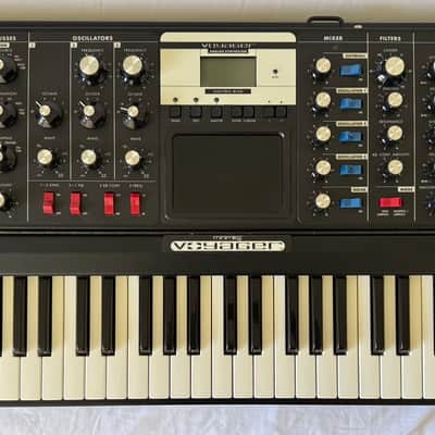 Moog MiniMoog Voyager Electric Blue Edition 44-Key Monophonic Synthesizer 2006 - 2015 - Black Cabinet image 2