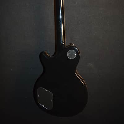 Sublime Guitar Co SGC Millennia Flame Maple Trans Black Single Cutaway Electric Guitar image 8