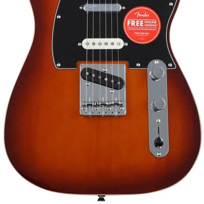 Squier Paranormal Custom Nashville Stratocaster Electric Guitar - Chocolate 2-tone Sunburst image 2