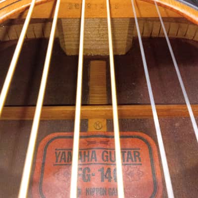 1971 Yamaha FG-140 w/ OHC + Dean Markley Pickup image 3