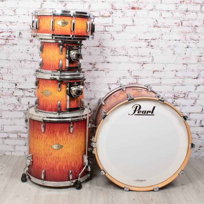 Pearl Masters SST All Maple Shell Kit w/ Snare x4338 (USED) image 1