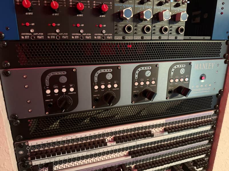 Manley Labs Force 4-Channel Mic Preamp 2010s - Purple image 1