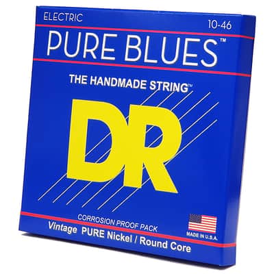 DR Strings Pure Blues PHR-10 Medium .010-046 image 1