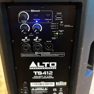 Alto Professional TS412 TrueSonic 4 2-Way 2500-Watt 12" Active Loudspeaker 2022 - Present - Black image 2