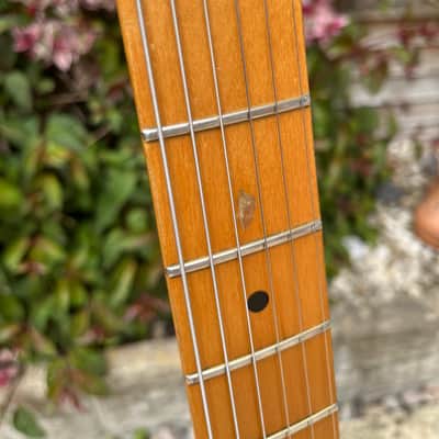 1989 USA Fender Stratocaster Plus Deluxe Refin Relic Maple fretboard Alan Dingwall pickups image 2