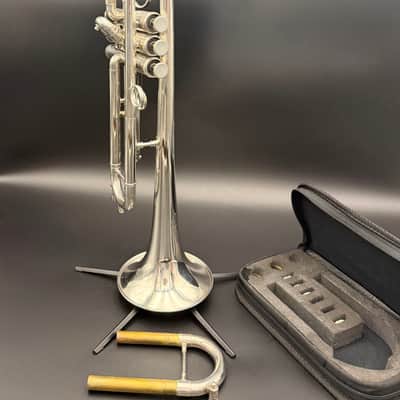 Conn Vintage One 1B-46 Trumpet - Fred Powell - Silver Plate image 2