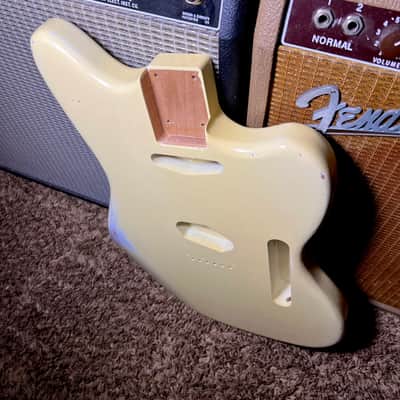 Relic Fender Telemaster Body Alder Vintage Aged Olympic White Offset Telecaster Nitrocellulose 😍 image 18