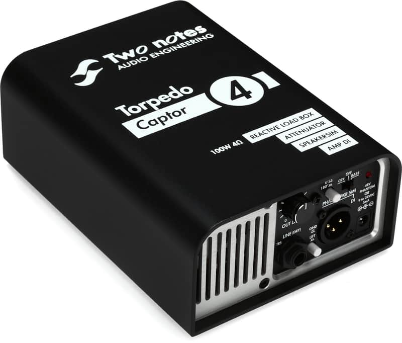 Two Notes Torpedo Captor Reactive Loadbox DI and Attenuator - 4-ohm (2-pack) Bundle image 1
