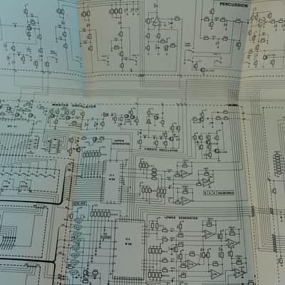 GEM Organ Schematics, models F10, H300, H400 H6000, H7000, Wizard 315, 321 1970s image 10