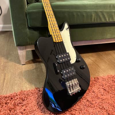 Fender Pawn Shop Series Reverse Jaguar Bass - Black image 1