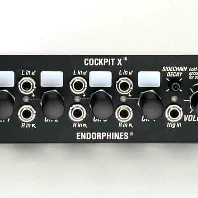 Endorphin.es Cockpit X 1U Stereo Mixer (Black) image 1