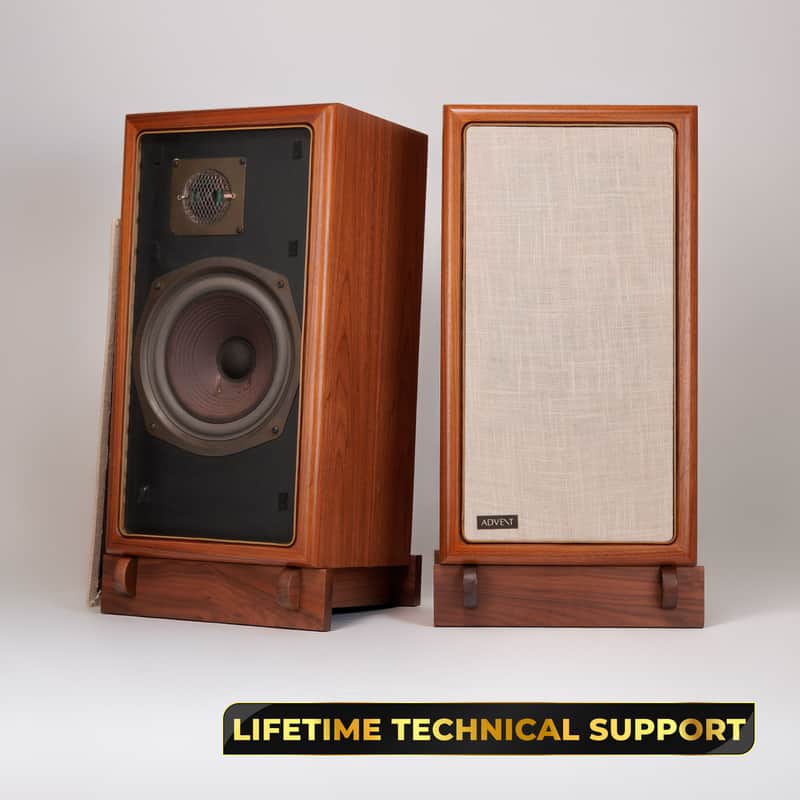 Advent Original Large Advent OLA Speakers Pair Walnut Restored 1-Year Warranty image 1