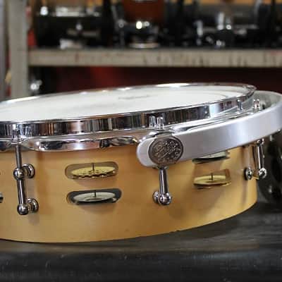 Montineri Custom Drums 4x12 Tamborine Snare Drum in Natural Finish image 7