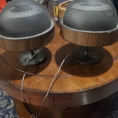 MCM Electrohome Bradford Silvertone Bubble Dome Pedestal Record Player Turntable with Radio image 3