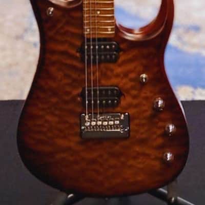 Ernie Ball Music Man JP15 Sahara Burst Quilt Top H05414 image 3