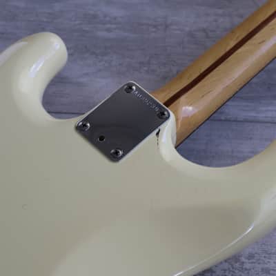 1985 Squier Japan Contemporary Series HH Stratocaster w/Kahler (White) image 12