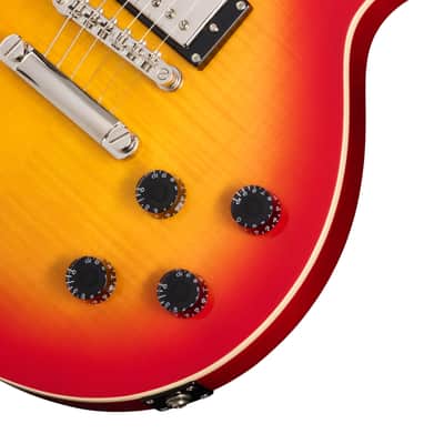 Epiphone Les Paul Tribute Plus Heritage Cherry Sunburst - Single Cut Electric Guitar image 6